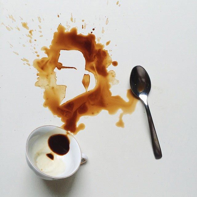 Фотография: Когда пролитый кофе превращается в искусство №3 - BigPicture.ru
