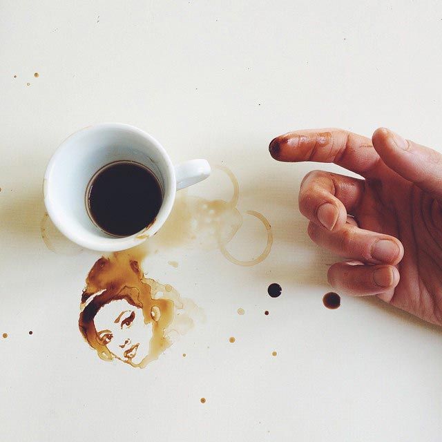 Фотография: Когда пролитый кофе превращается в искусство №6 - BigPicture.ru