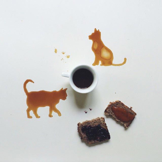 Фотография: Когда пролитый кофе превращается в искусство №9 - BigPicture.ru