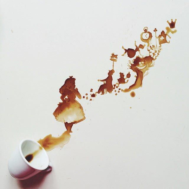 Фотография: Когда пролитый кофе превращается в искусство №12 - BigPicture.ru