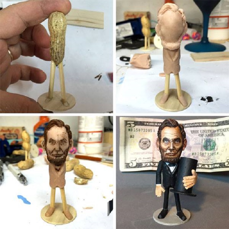 Фотография: Американец создает гениальные фигурки из арахиса №7 - BigPicture.ru