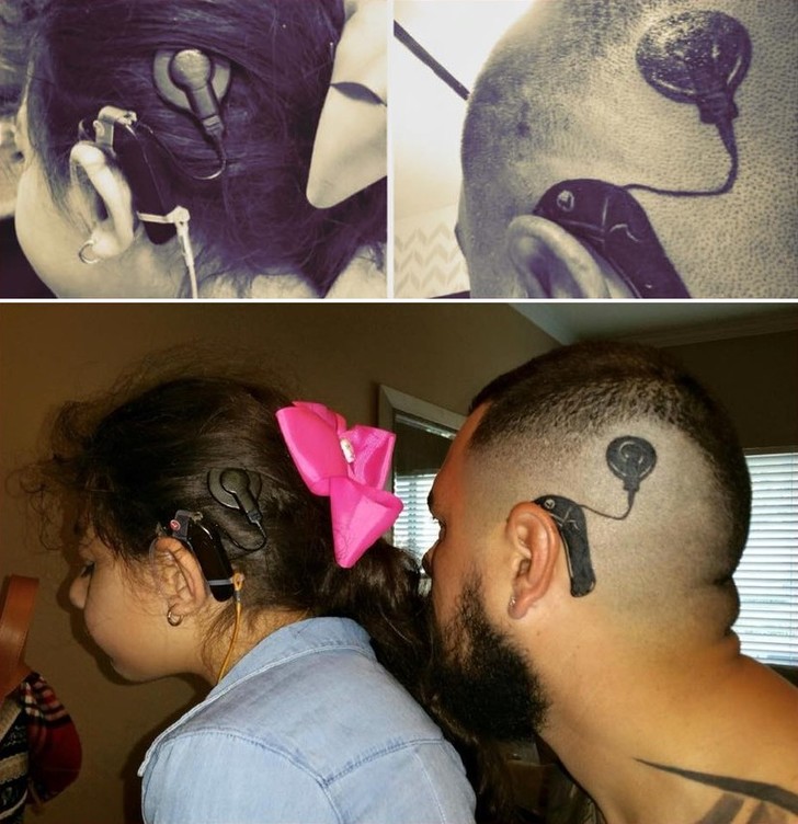 Фотография: Новозеландец сделал себе тату в знак солидарности со своей шестилетней глухой дочерью №7 - BigPicture.ru