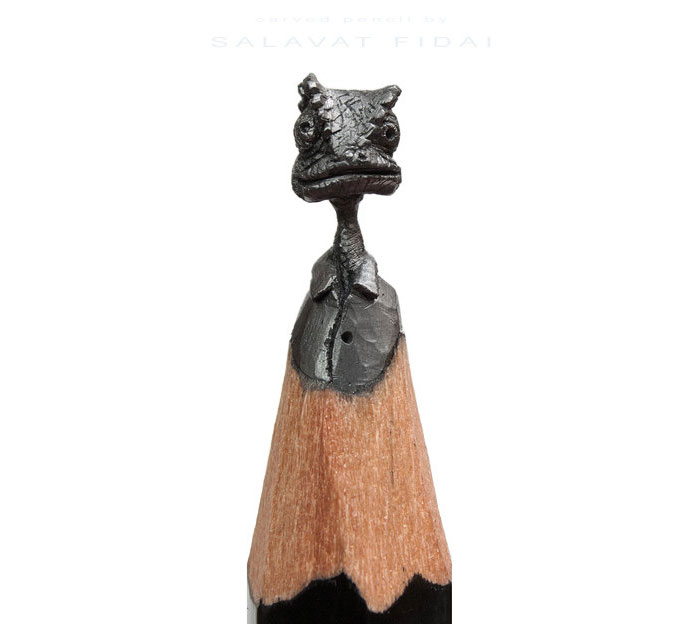 Фотография: Скульптор из Уфы превращает карандаши в известных героев №3 - BigPicture.ru