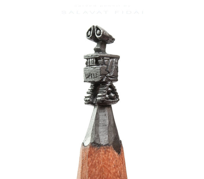 Фотография: Скульптор из Уфы превращает карандаши в известных героев №5 - BigPicture.ru