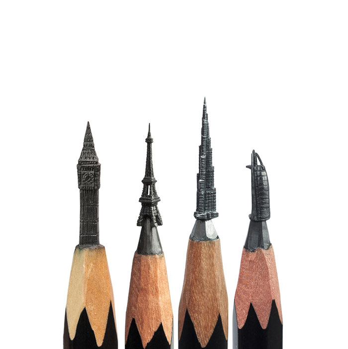 Фотография: Скульптор из Уфы превращает карандаши в известных героев №14 - BigPicture.ru