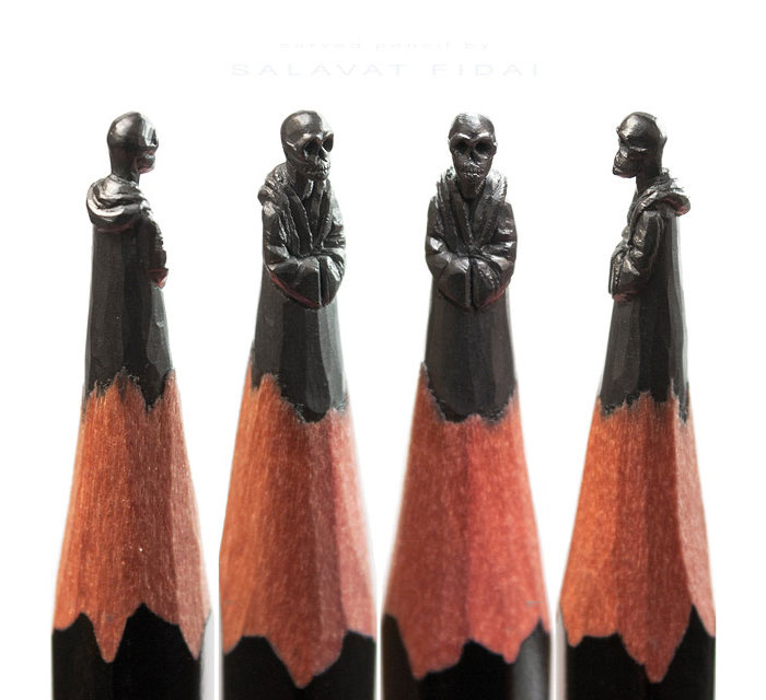 Фотография: Скульптор из Уфы превращает карандаши в известных героев №16 - BigPicture.ru