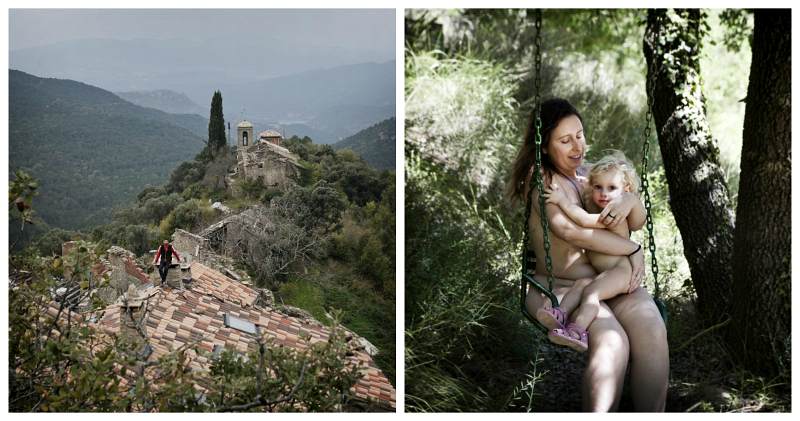 Фотография: Как испанские нудисты и нью-эйджеры восстанавливают заброшенные деревни №1 - BigPicture.ru