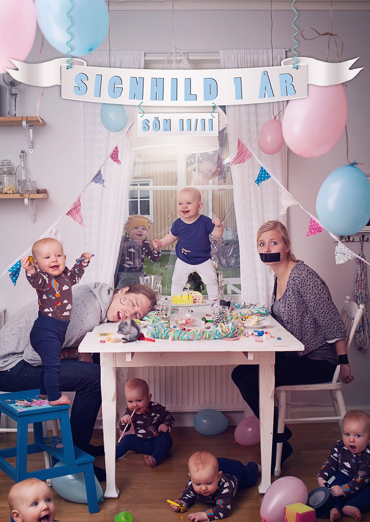 Фотография: Швед фотографирует свою дочь в самых безумных ситуациях №5 - BigPicture.ru