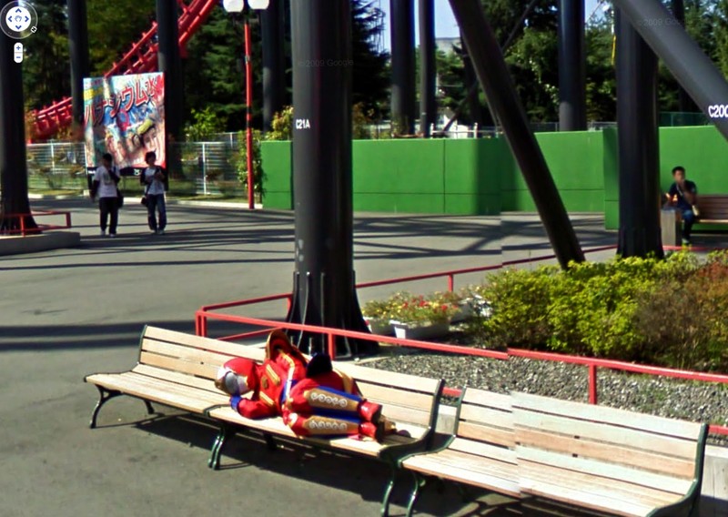Фотография: 25 самых безумных кадров, сделанных на камеры Google Street View №1 - BigPicture.ru