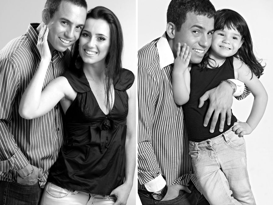 Фотография: Спустя три года после трагедии бразилец воссоздает фото покойной жены со своей трехлетней дочерью №13 - BigPicture.ru