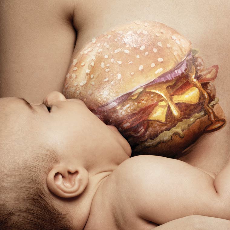 Фотография: Беременность и вредная еда — невероятная бразильская социальная реклама №2 - BigPicture.ru