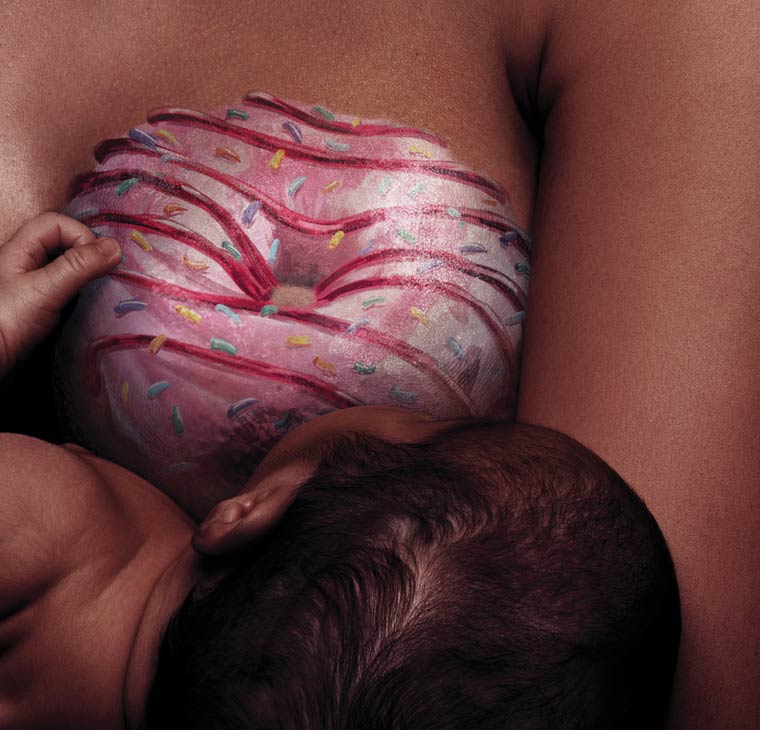 Фотография: Беременность и вредная еда — невероятная бразильская социальная реклама №4 - BigPicture.ru