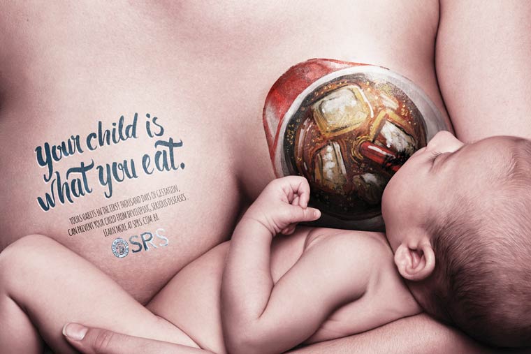 Фотография: Беременность и вредная еда — невероятная бразильская социальная реклама №7 - BigPicture.ru