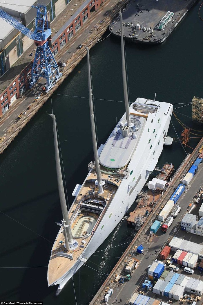 Фотография: Самая большая парусная яхта в мире миллиардера Мельниченко за 400 млн долларов №8 - BigPicture.ru