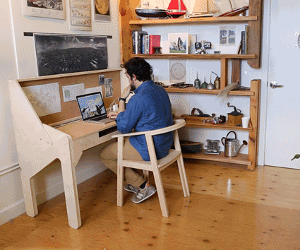 Фотография: Хорошо работай — хорошо гуляй: стол-трансформер от Джонатана Одома №3 - BigPicture.ru