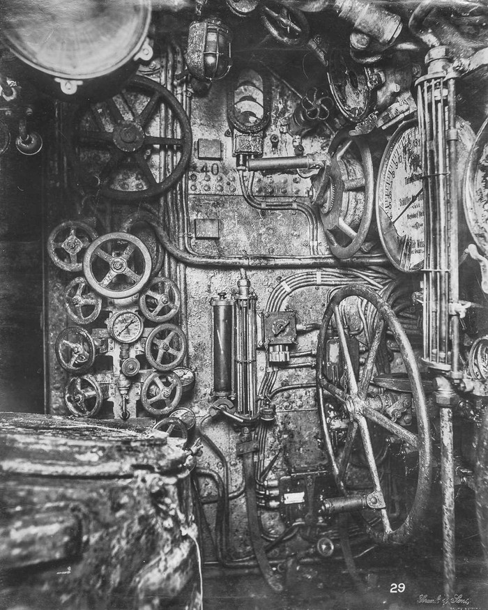 Фотография: Внутри немецкой подводной лодки времен Первой мировой войны №11 - BigPicture.ru