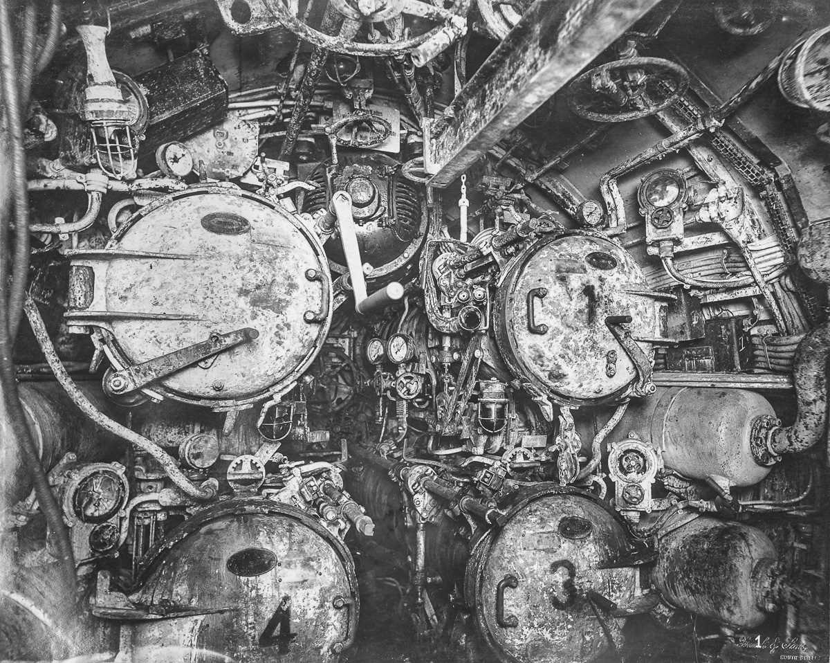 Фотография: Внутри немецкой подводной лодки времен Первой мировой войны №15 - BigPicture.ru