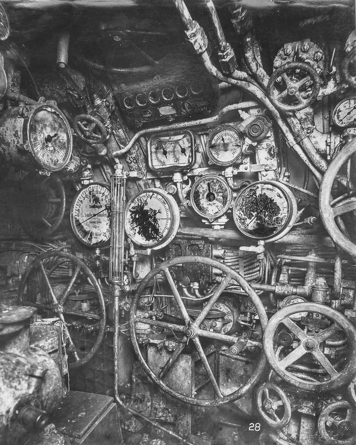 Фотография: Внутри немецкой подводной лодки времен Первой мировой войны №22 - BigPicture.ru