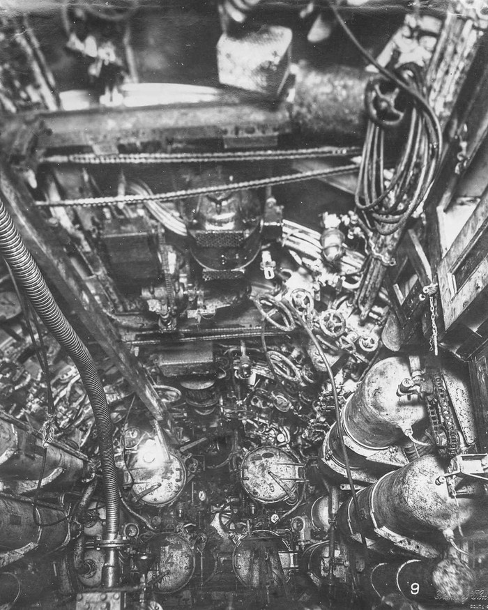 Фотография: Внутри немецкой подводной лодки времен Первой мировой войны №24 - BigPicture.ru