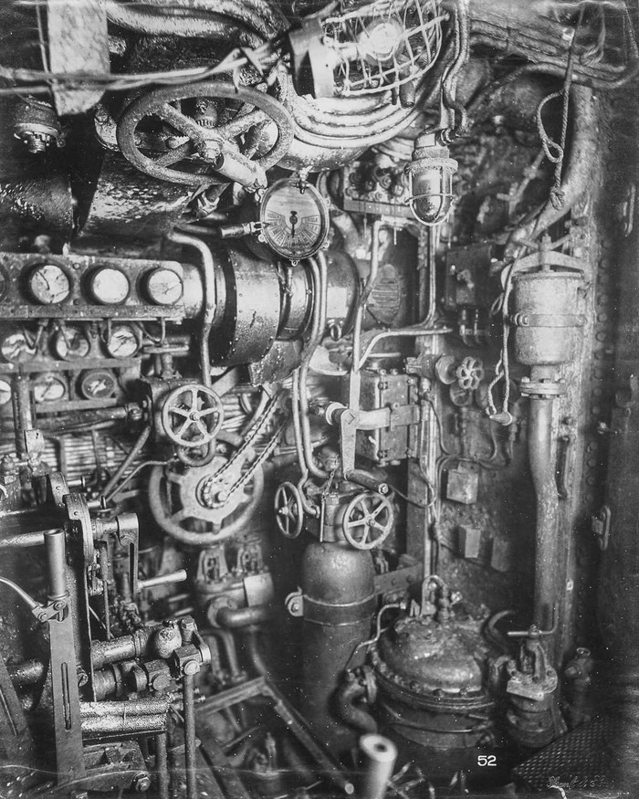 Фотография: Внутри немецкой подводной лодки времен Первой мировой войны №26 - BigPicture.ru