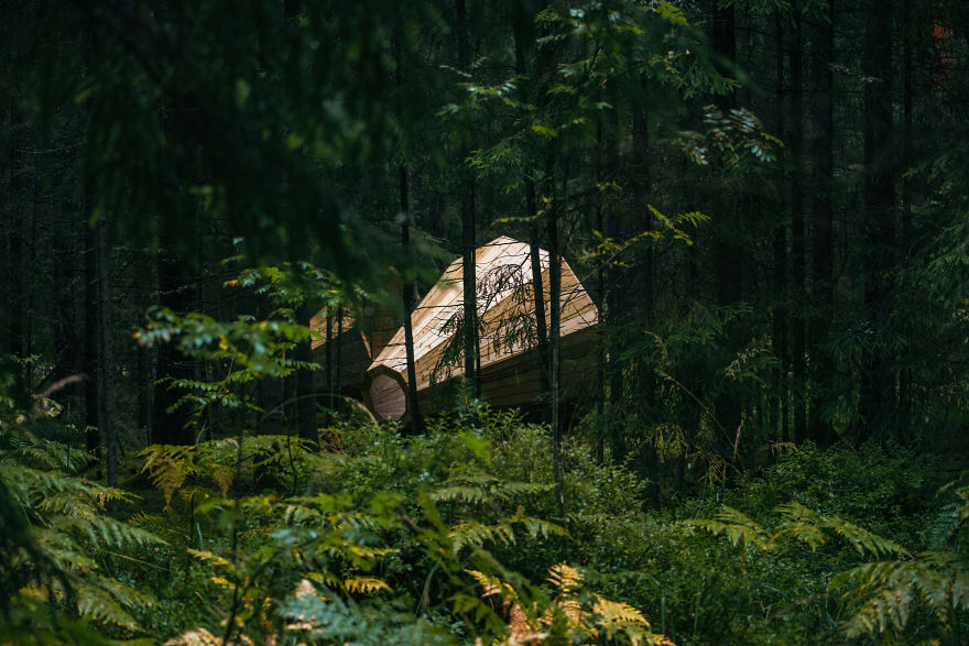 Фотография: Эстонские студенты построили гигантские рупоры, чтобы слушать лес №7 - BigPicture.ru