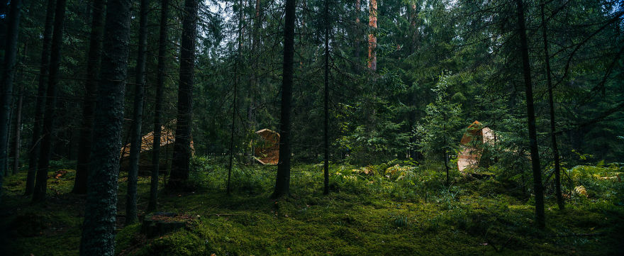 Фотография: Эстонские студенты построили гигантские рупоры, чтобы слушать лес №11 - BigPicture.ru