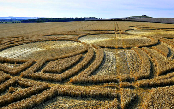 Фотография: Загадочные круги на полях в графстве Уилтшир №1 - BigPicture.ru