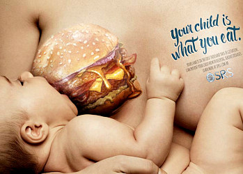 Беременность и вредная еда — невероятная бразильская социальная реклама