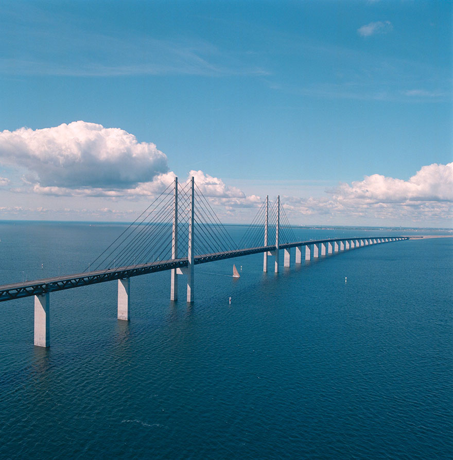 Фотография: Удивительный мост превращается в тоннель, соединяющий Данию и Швецию №6 - BigPicture.ru