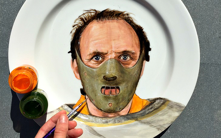 Фотография: Кто на блюде? Художница рисует знаменитостей на тарелках №1 - BigPicture.ru