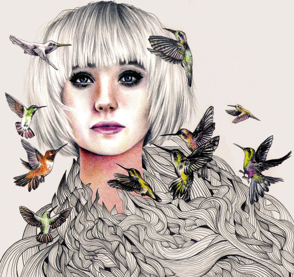 Фотография: Девушки и бабочки: рисунки молодой британской художницы Кейт Пауэлл №11 - BigPicture.ru