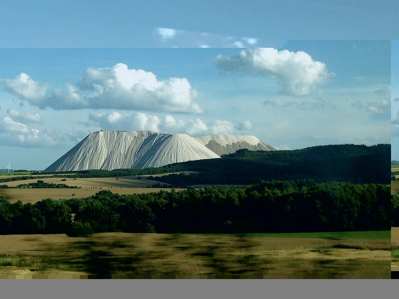 Фотография: Удивительная соляная гора в Германии №5 - BigPicture.ru