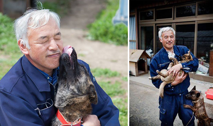 Фотография: Японец вернулся в зараженную зону Фукусимы, чтобы кормить брошенных там животных №9 - BigPicture.ru
