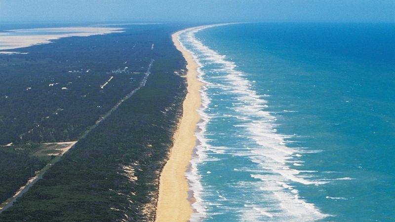 Фотография: Австралийский пляж длиной 151 километр №2 - BigPicture.ru
