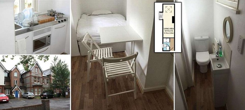 Фотография: В Британии продают крошечную квартиру шириной 2 метра за 170 тыс. долларов №1 - BigPicture.ru