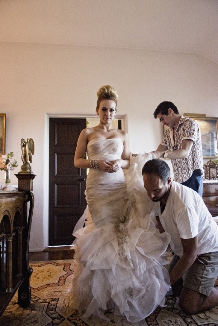 Фотография: 20 самых сногсшибательных свадебных платьев знаменитостей №15 - BigPicture.ru