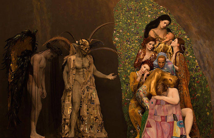 Фотография: Реальные модели воссоздали знаменитые картины Густава Климта №7 - BigPicture.ru