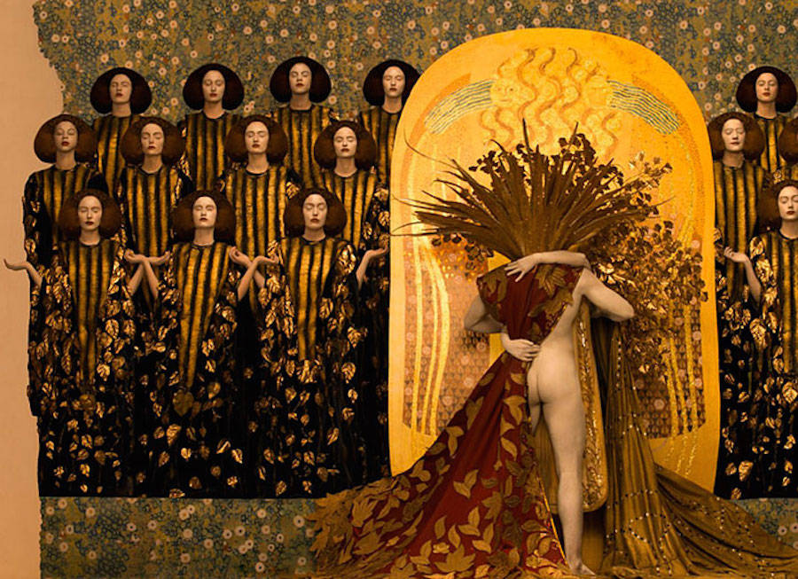 Фотография: Реальные модели воссоздали знаменитые картины Густава Климта №9 - BigPicture.ru