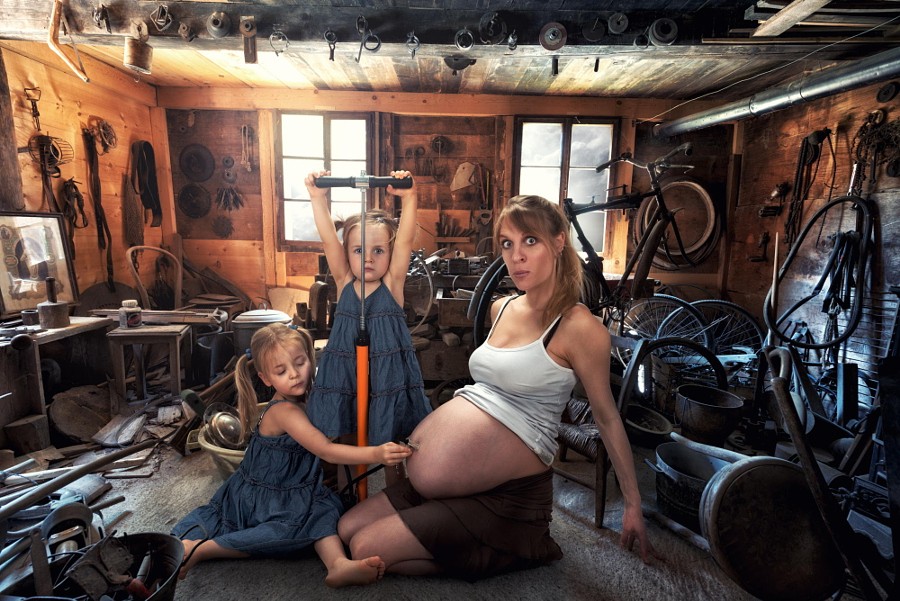 Фотография: 7 креативных идей для фотосъемки беременных женщин №9 - BigPicture.ru