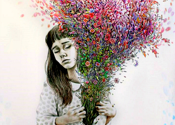 Девушки и бабочки: рисунки молодой британской художницы Кейт Пауэлл