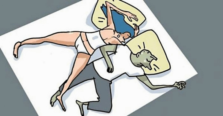 10 поз для сна, которые четко характеризуют отношения внутри пары