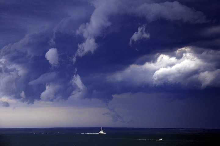 Фотография: Странное облако-цунами над Сиднеем №3 - BigPicture.ru