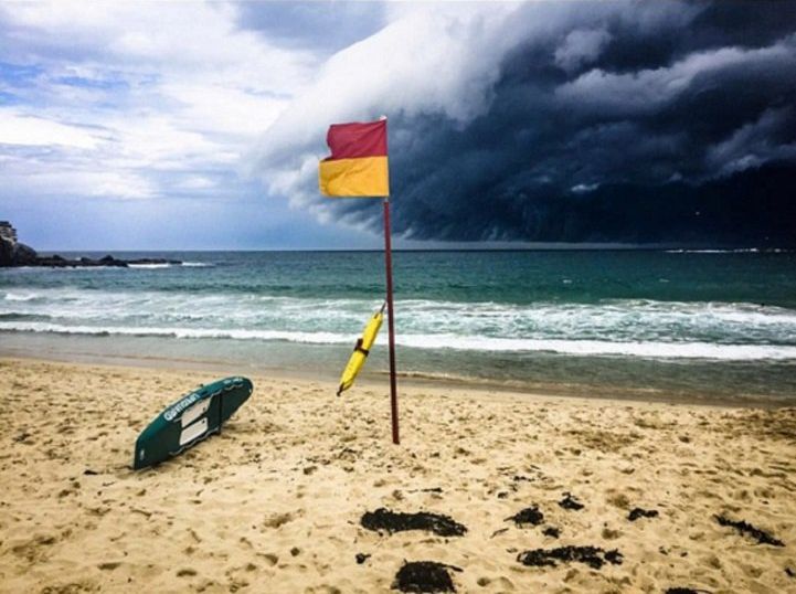 Фотография: Странное облако-цунами над Сиднеем №7 - BigPicture.ru