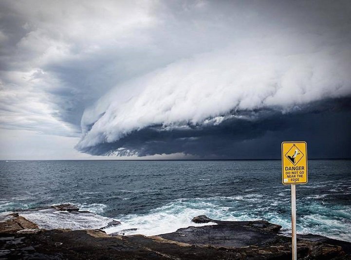 Фотография: Странное облако-цунами над Сиднеем №12 - BigPicture.ru