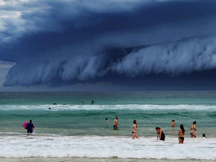 Фотография: Странное облако-цунами над Сиднеем №14 - BigPicture.ru