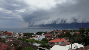 Фотография: Странное облако-цунами над Сиднеем №15 - BigPicture.ru