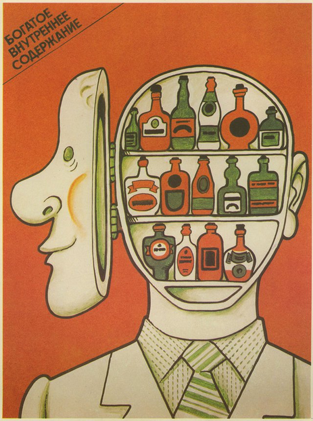 Пьянству - бой! Советский антиалкогольный плакат