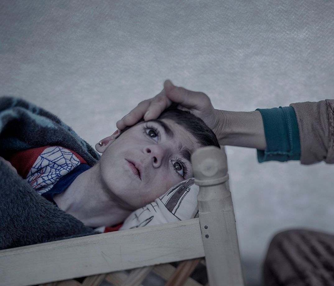 Фотография: Где и как спят дети-беженцы №7 - BigPicture.ru
