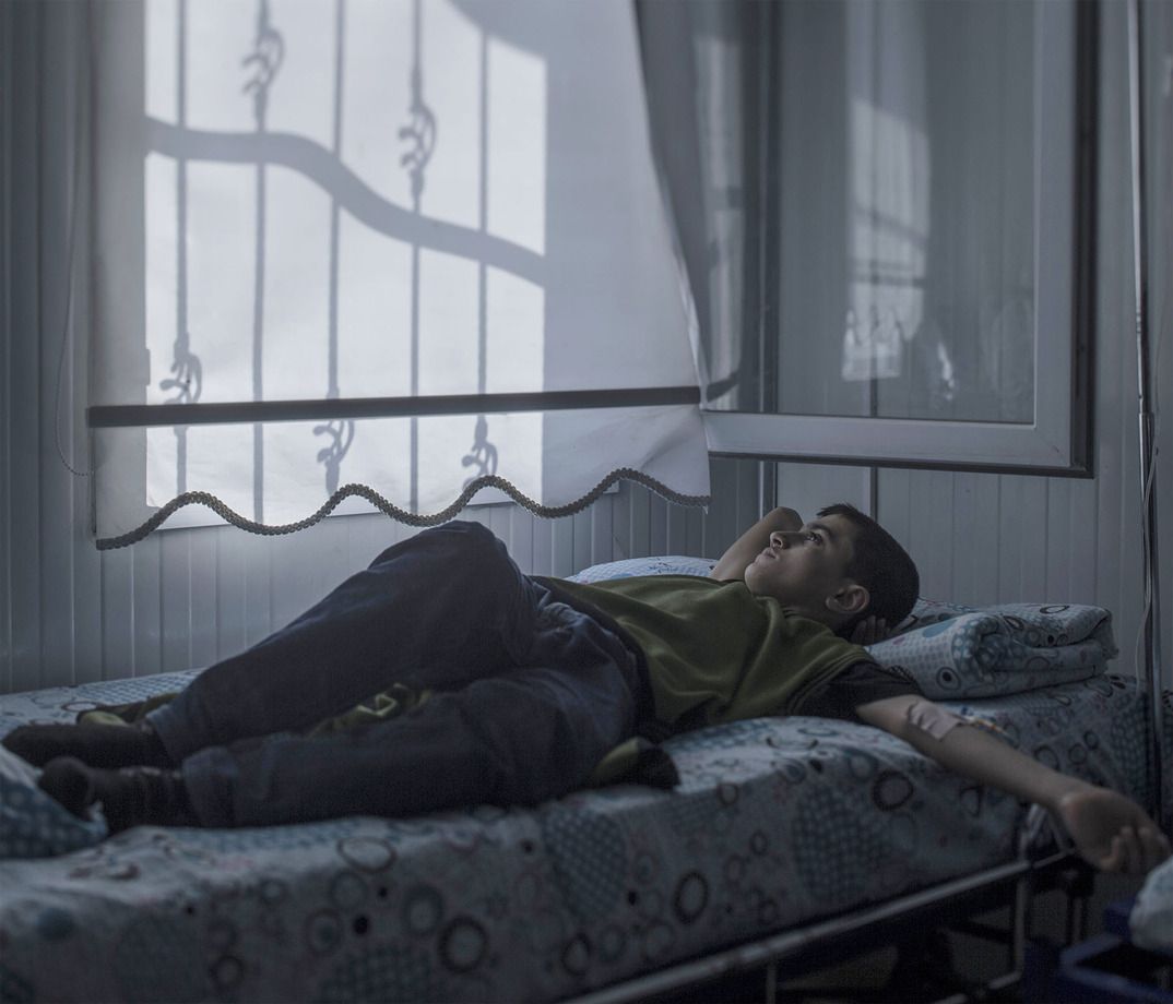 Фотография: Где и как спят дети-беженцы №8 - BigPicture.ru