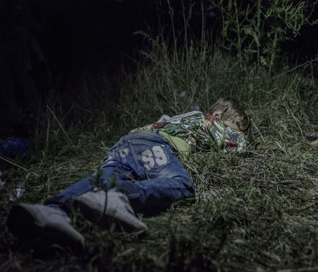 Фотография: Где и как спят дети-беженцы №9 - BigPicture.ru